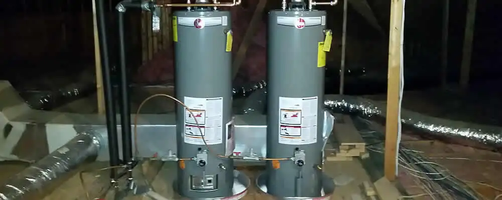 Tankless water heater installation for home hot water in Mountain View, CA